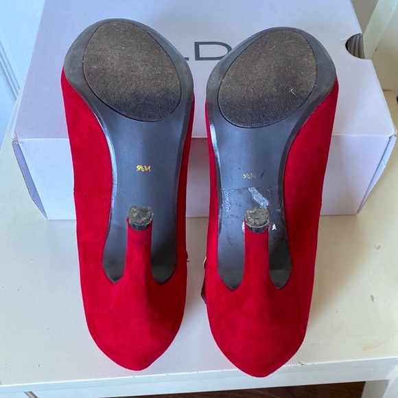 Peep toe high heel Mary Janes size 9.5 - Picture 6 of 7